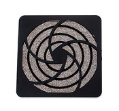 PF60 - Muoviverkko suodattimella 60x60 mm tuulettimiin
